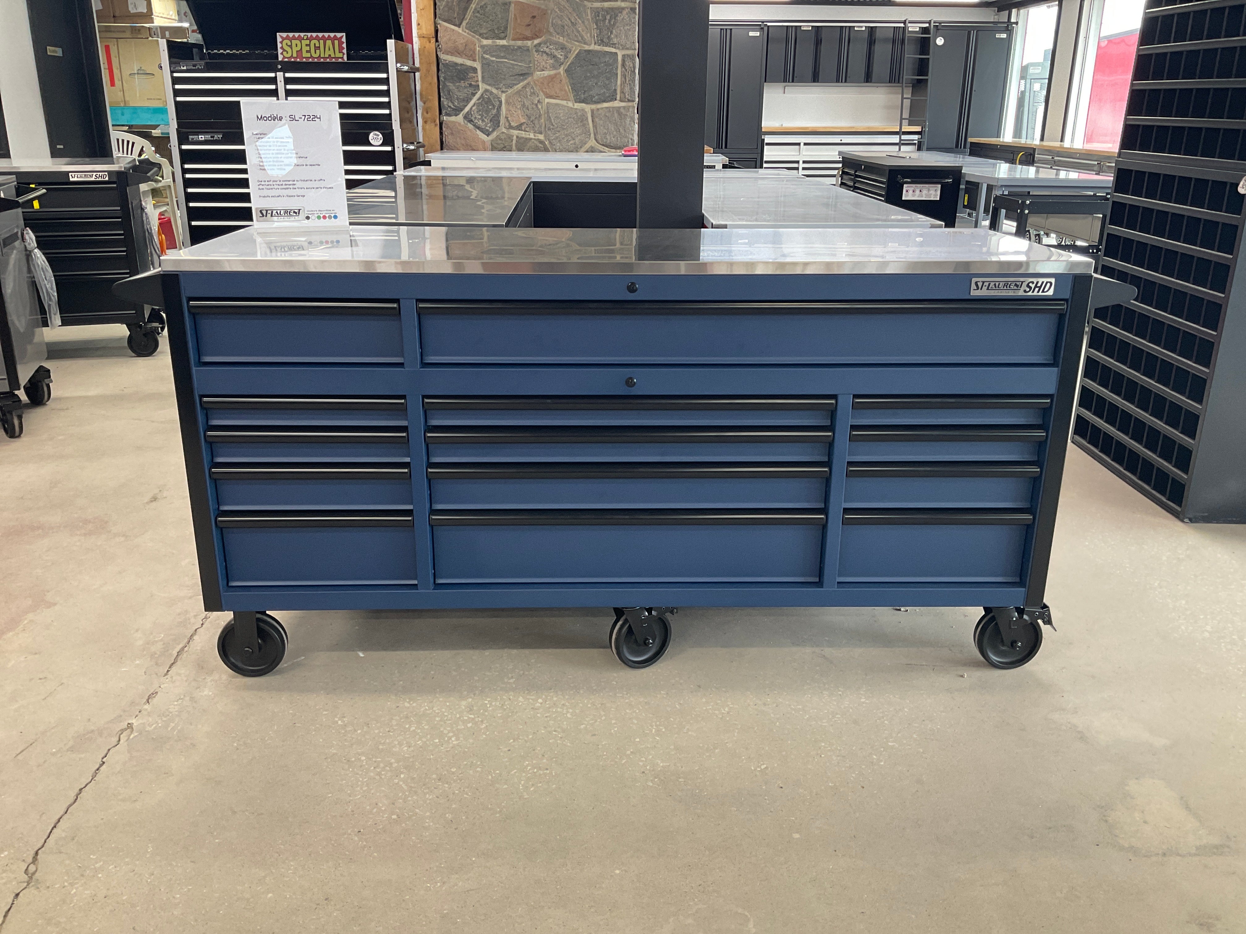 Coffre 72'' SHD Bleu