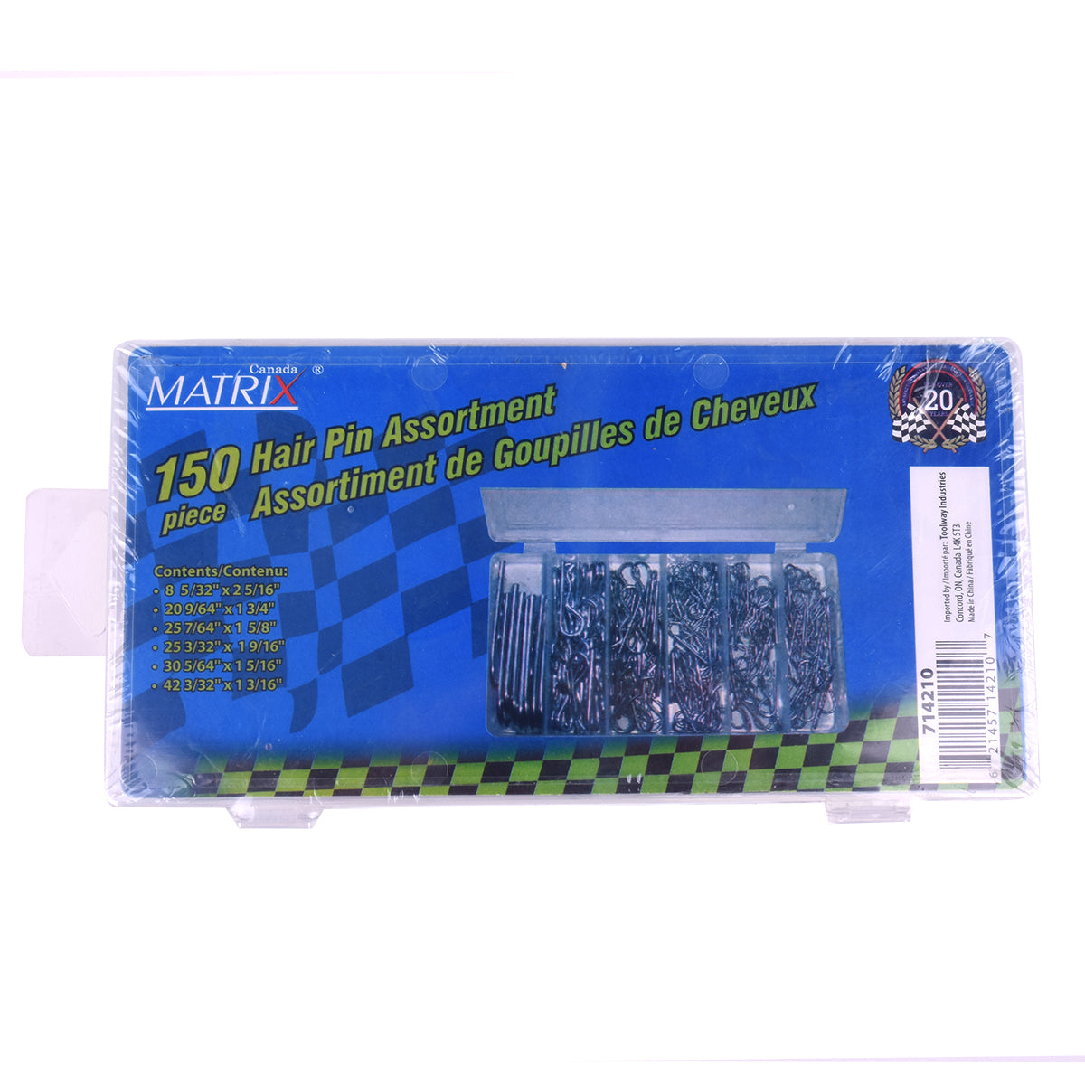 Assortiment de 150 goupilles fendues