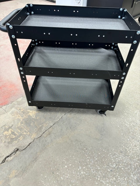 Chariot à outils 3 tablettes 28'' Noir