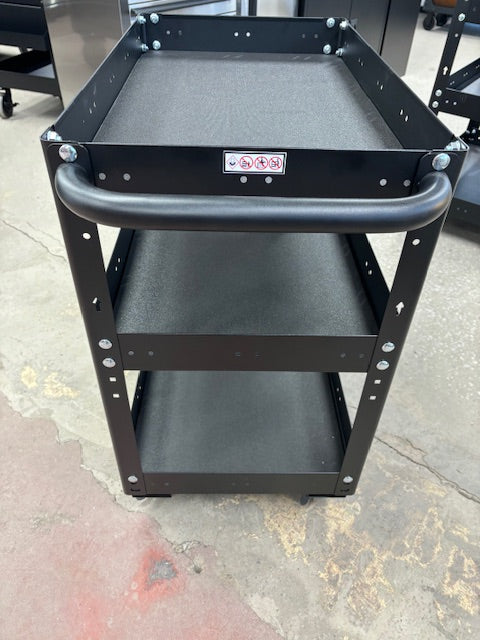 Chariot à outils 3 tablettes 28'' Noir