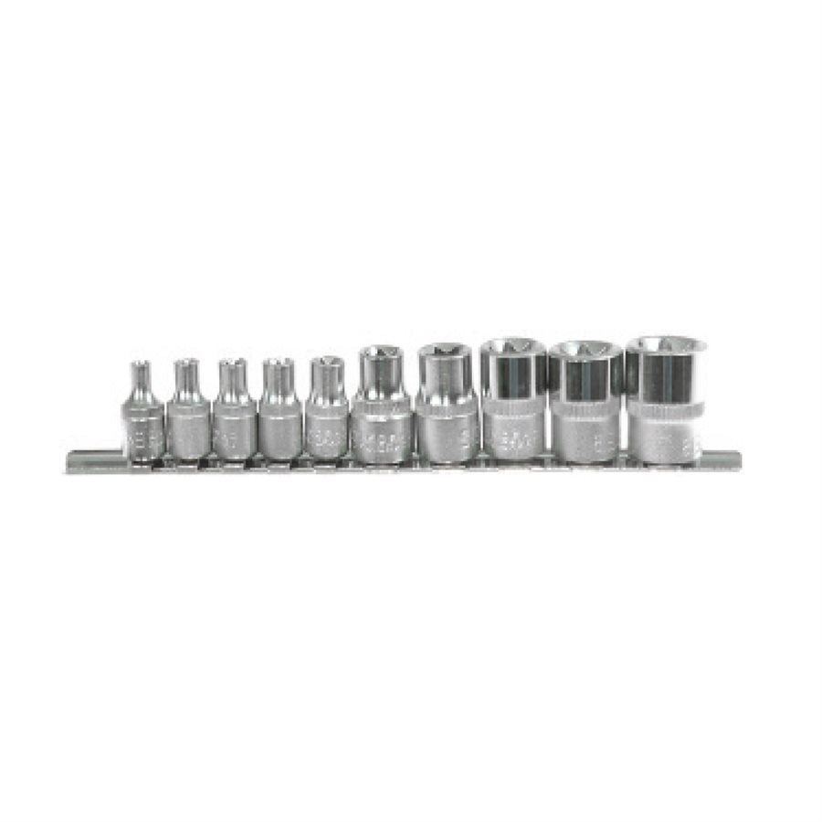 Ens. 11pcs d'embout TORX femelles