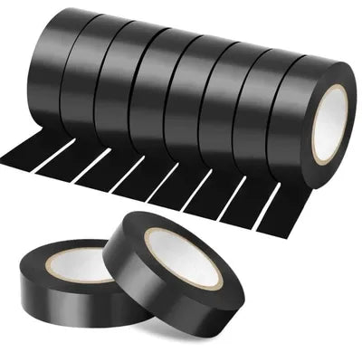 Ruban Électrique PVC 18mm x 20m Noir (pqt 10)