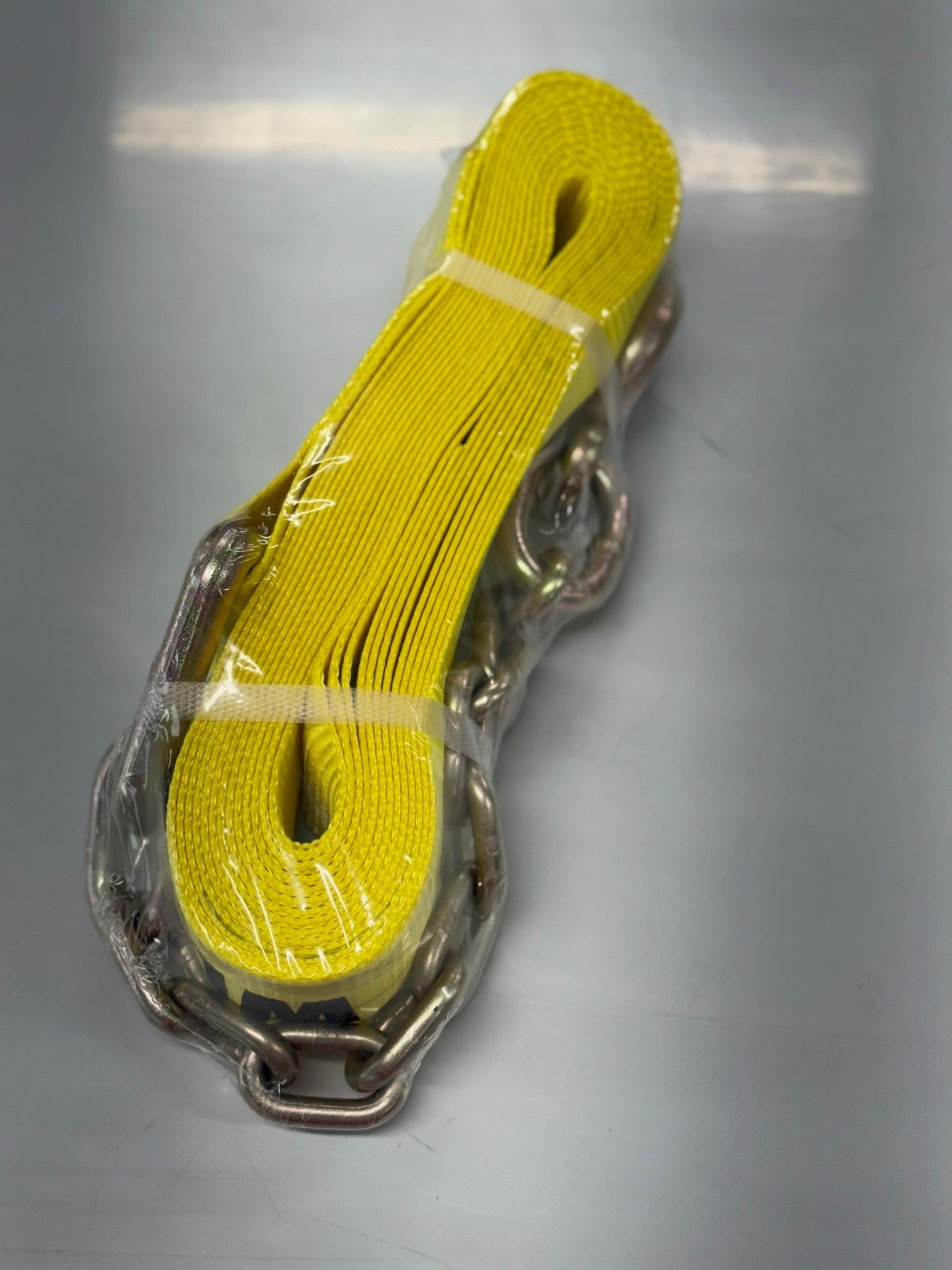 Courroie de treuil 3'' X 27pi avec chaîne 5/16''