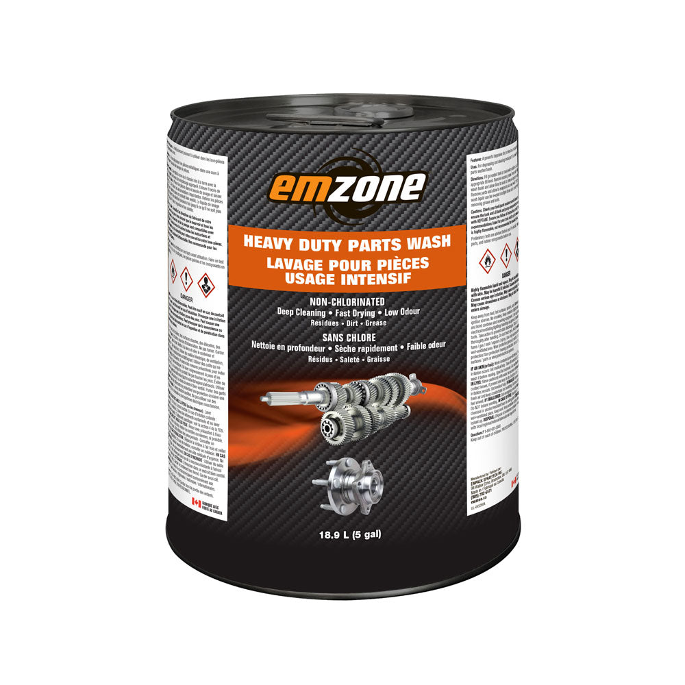 Seau de lavage de pièces robustes de 18,9 L – Bec fileté