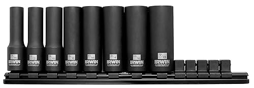 Jeu de douilles profondes à percussion prise 1/2''