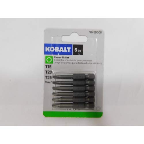 Ens. 6pcs d'embouts TORX