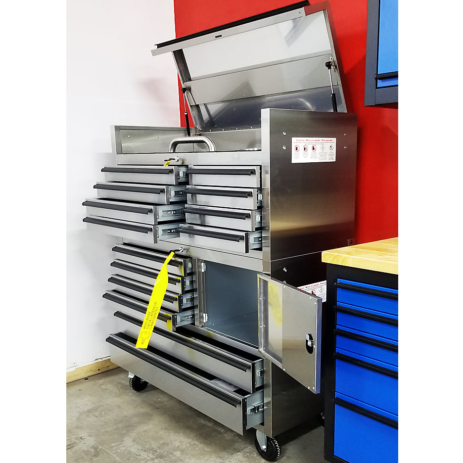 Coffre 41'' Base et tête Stainless
