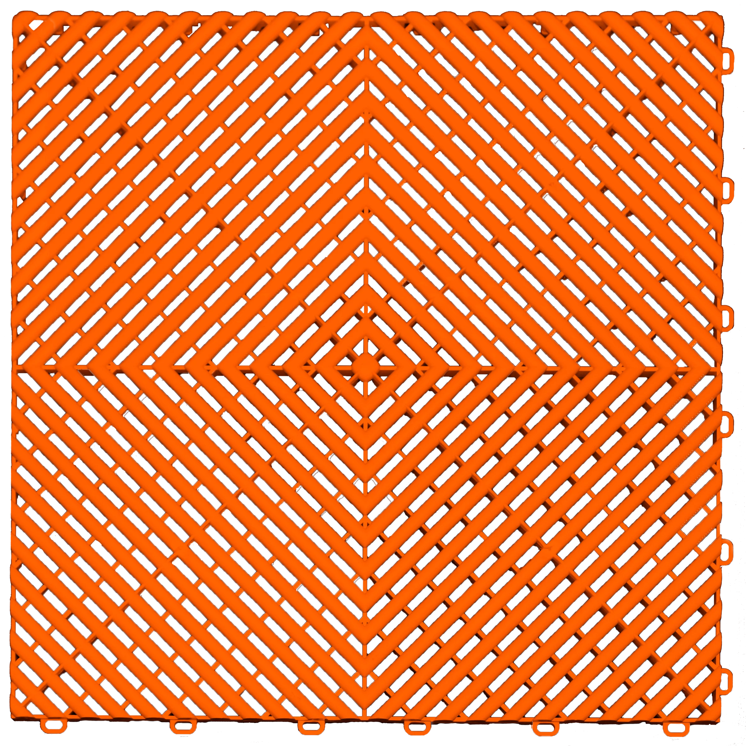 Tuile de plancher orange