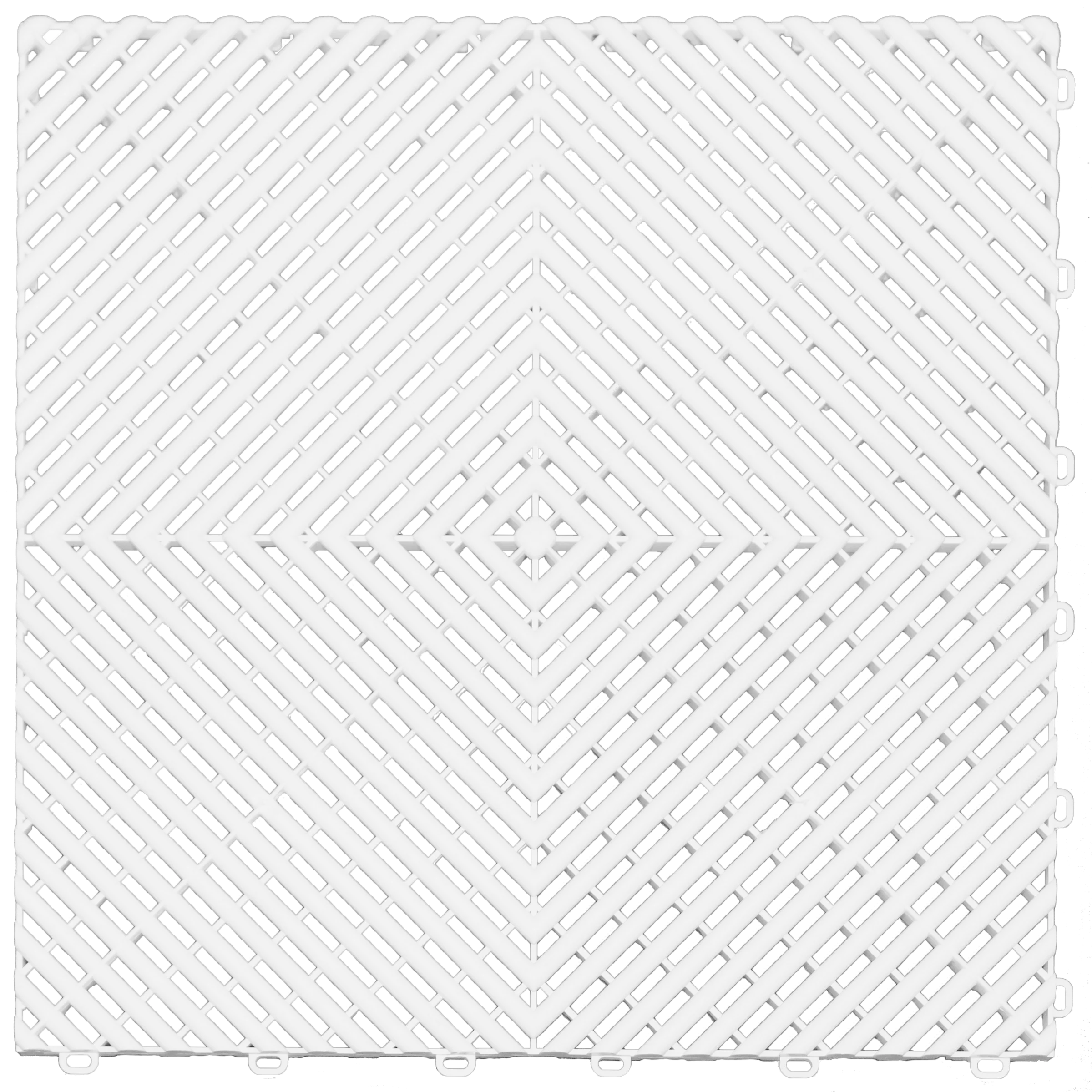 Tuile de plancher blanche