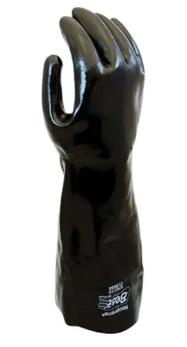 Gants résistants aux produits chimiques, 16" lo, Néoprène, Doublure en Coton