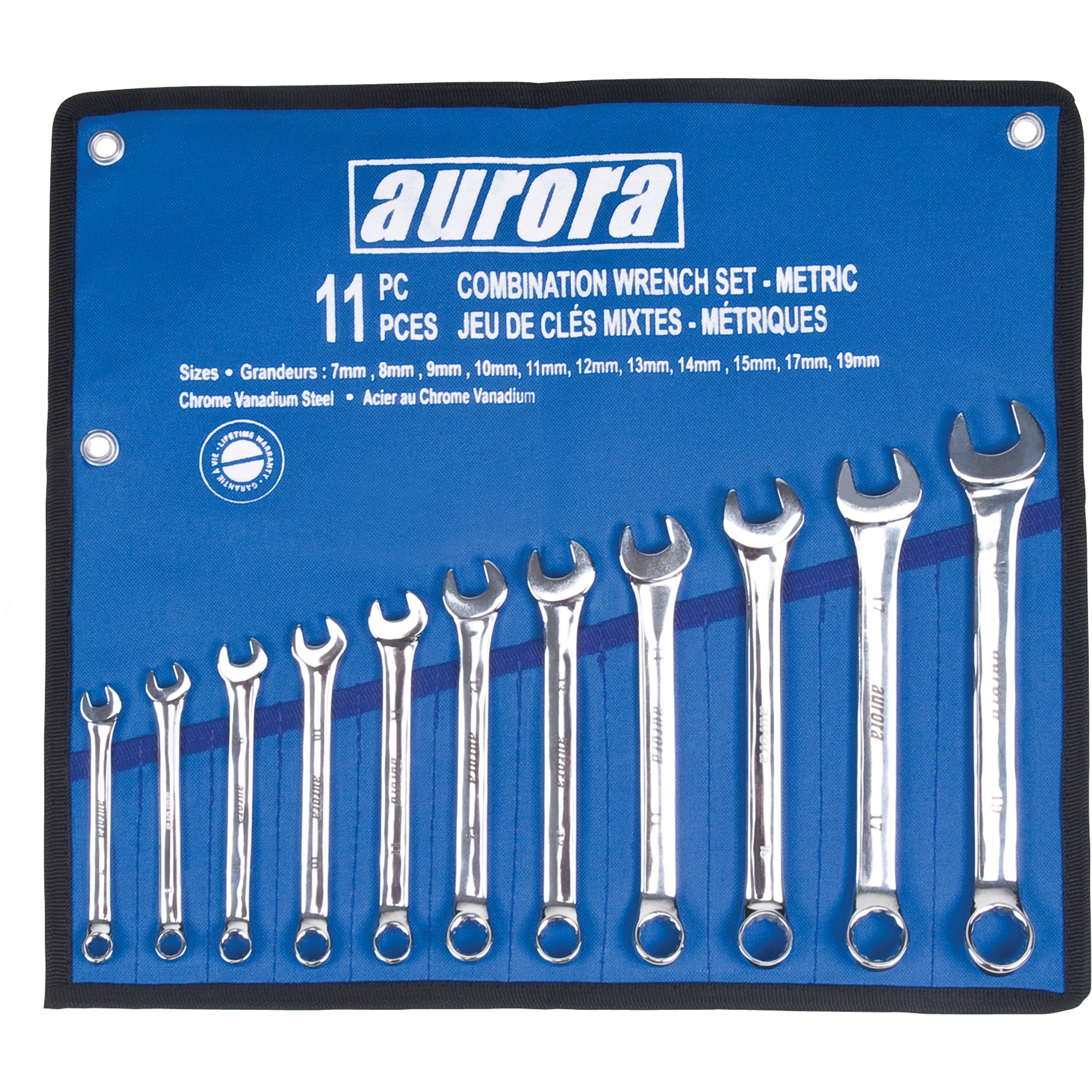 Ens. 11pcs Clés métrique Aurora