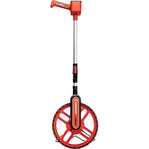 Roue d'arpentage, 12"/30 cm, Gamme de 9999', Pouces/pieds