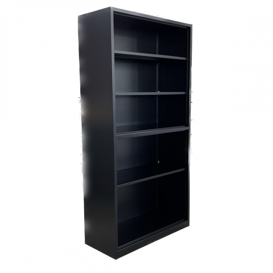 Armoire 4 tablettes sans portes Noire