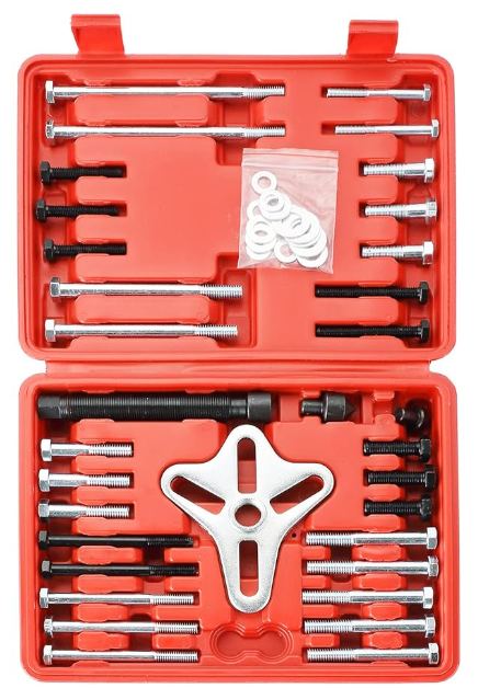 Ens. 46pcs d'extracteur de poulies et d'amortisseurs harmonique