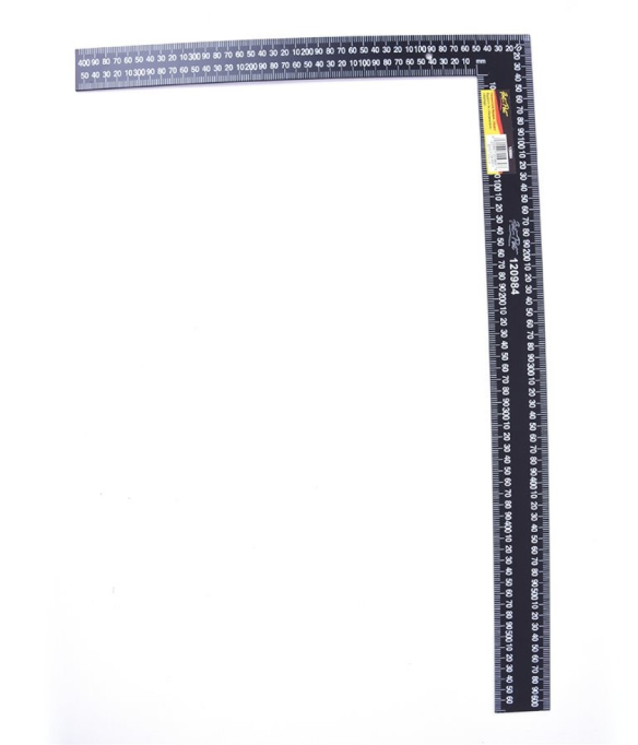 Équerre de charpentier 16'' X 24'' Noire