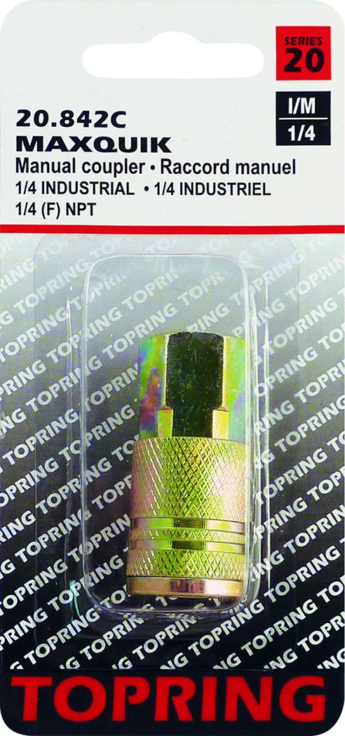 Raccord manuel Industriel 1/4''(F) NPT