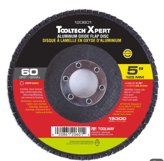 Disque Plat En Oxyde D'aluminium 5po 60 Grincer