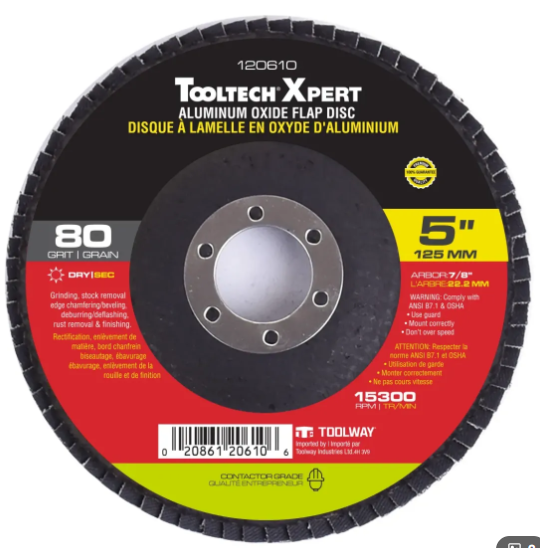 Disque Plat En Oxyde D'aluminium 5po 80 Grincer