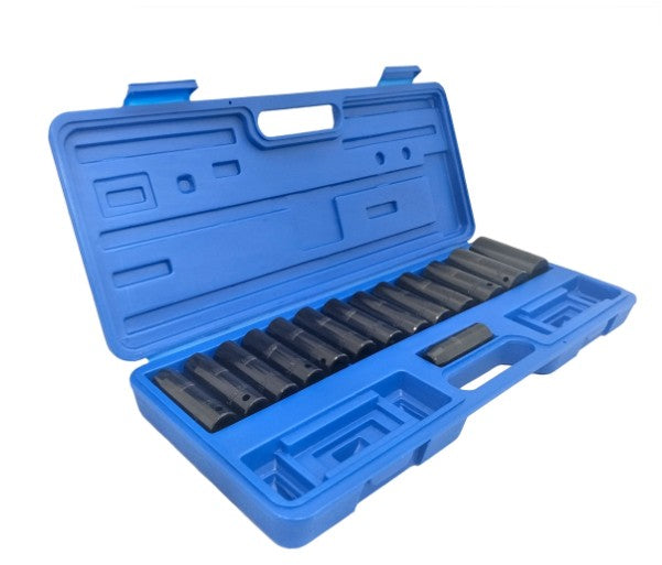 Ens. 15pcs de douilles profondes à choc SAE
