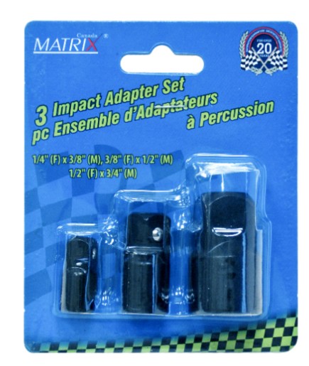 Ens. d'adaptateurs à percussions grossisseurs
