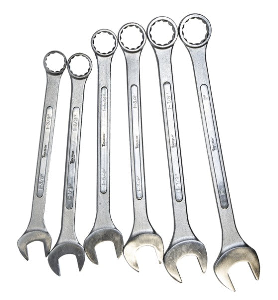 Ens. 6pcs clés mixtes surdimentionnées SAE