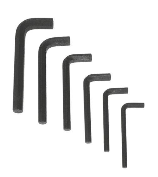 Ens. 6pcs clés hexagonales surdimensionnées SAE