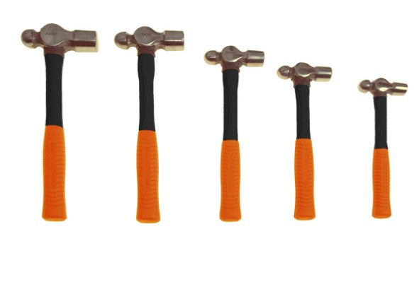 Ens. 5pcs de marteaux à panne sphérique