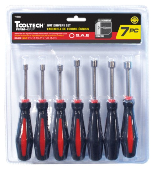 Ens. 7pcs de tourne-écrous SAE