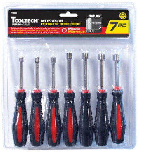 Ens. 7pcs de tourne-écrous métrique