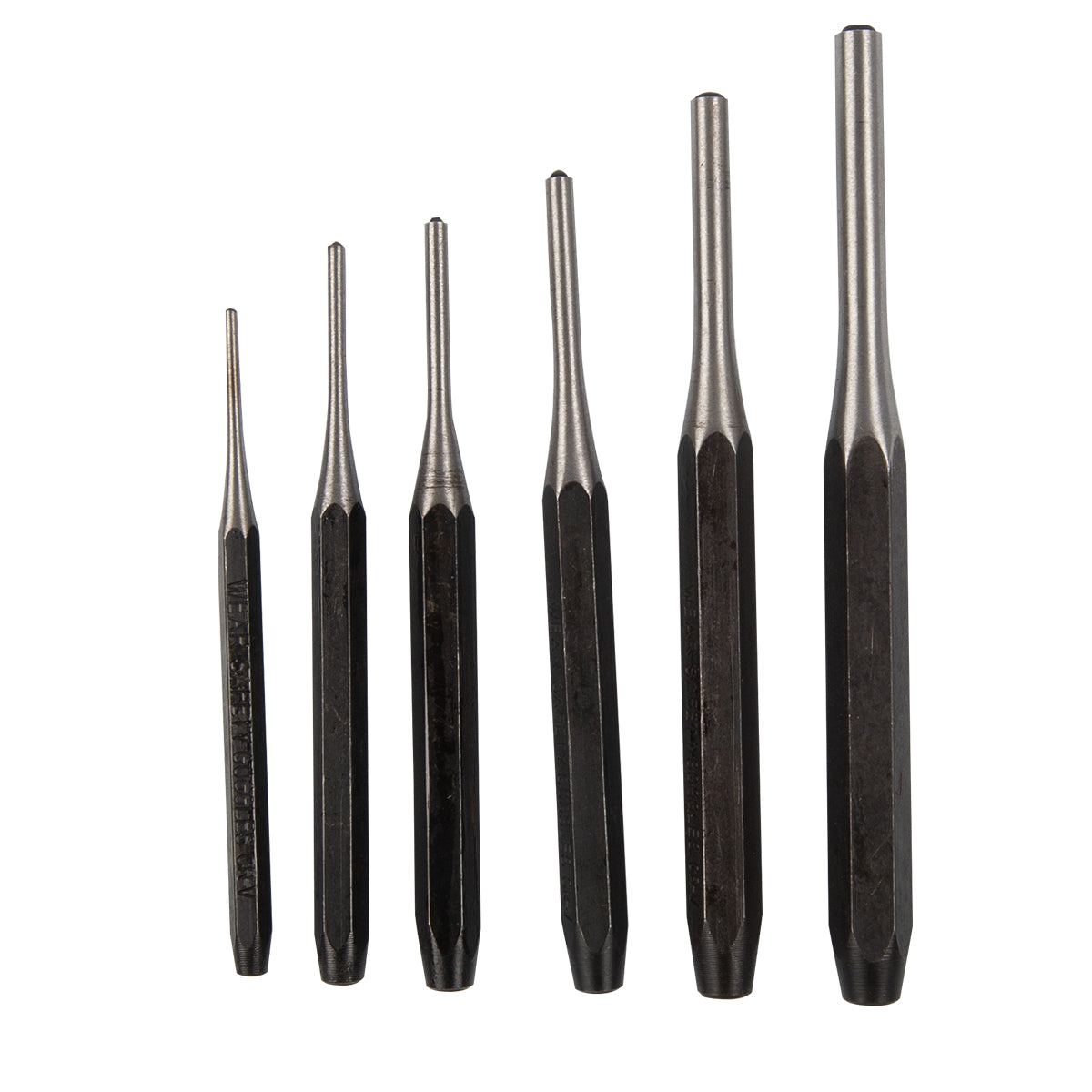 Jeu de 6pcs de poinçons à goupille fendue