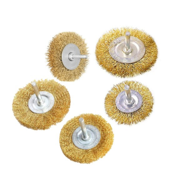 Brosse coupe en fils noués 3'' tige 5/8''