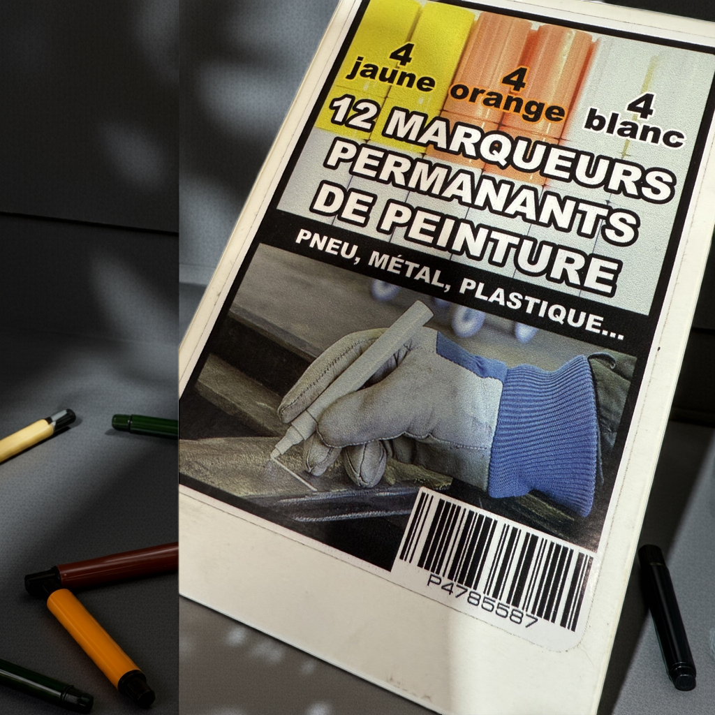 Boîte de 12 marqueurs de peinture