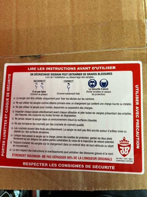 Caisse bungees (50)