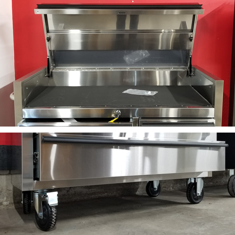 Coffre 41'' Base et tête Stainless