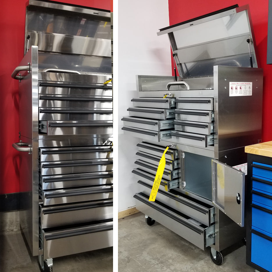 Coffre 41'' Base et tête Stainless